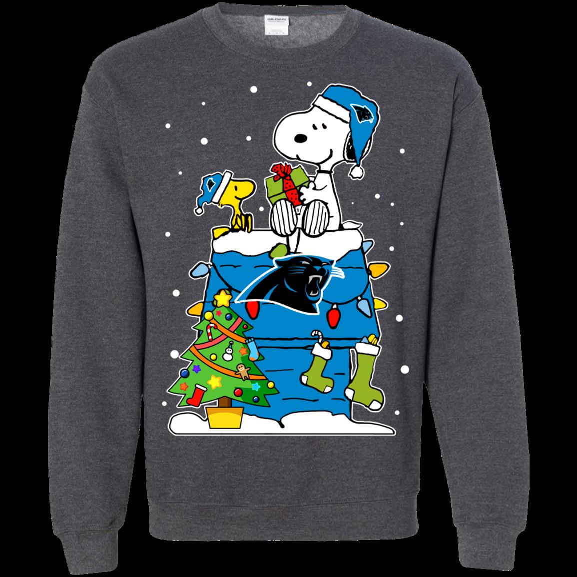 Carolina Panthers Ugly Christmas Sweaters Snoopy Hoodies Sweatshirts 2 » Cool Gifts for You - Mfamilygift Carolina Panthers Ugly Christmas Sweaters Snoopy Hoodies Sweatshirts 2
