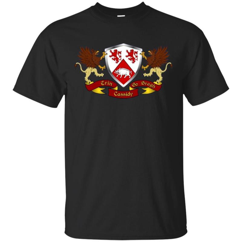 Cassidy Irish Coat Of Arms Long Sleeve T-shirt