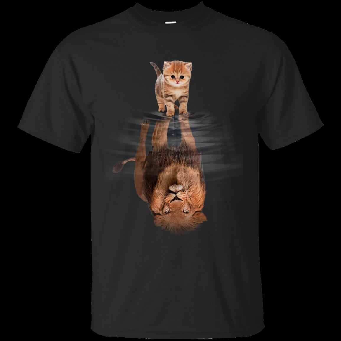 Cat Lion Shirts The Reflection