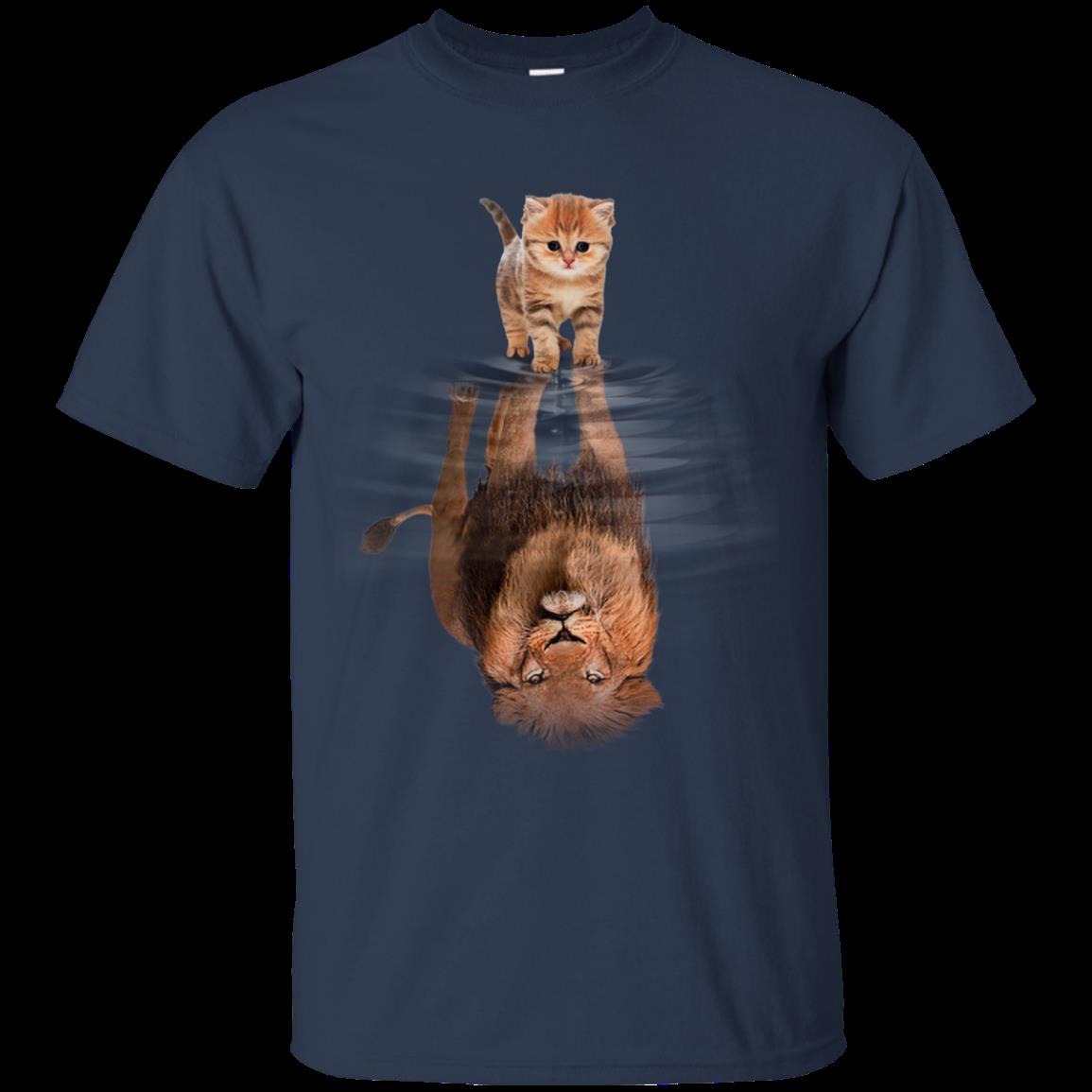 Cat Lion Shirts The Reflection 1 » Cool Gifts for You - Mfamilygift Cat Lion Shirts The Reflection 1