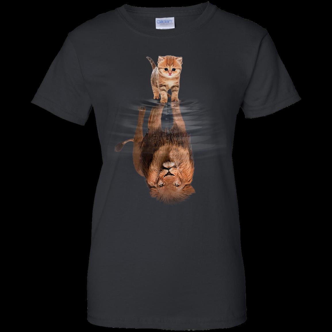Cat Lion Shirts The Reflection 2 » Cool Gifts for You - Mfamilygift Cat Lion Shirts The Reflection 2