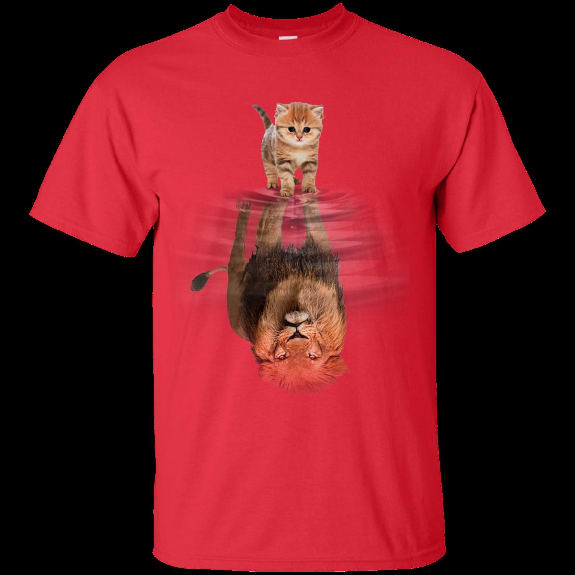 Cat Lion Shirts The Reflection 3 » Cool Gifts for You - Mfamilygift Cat Lion Shirts The Reflection 3