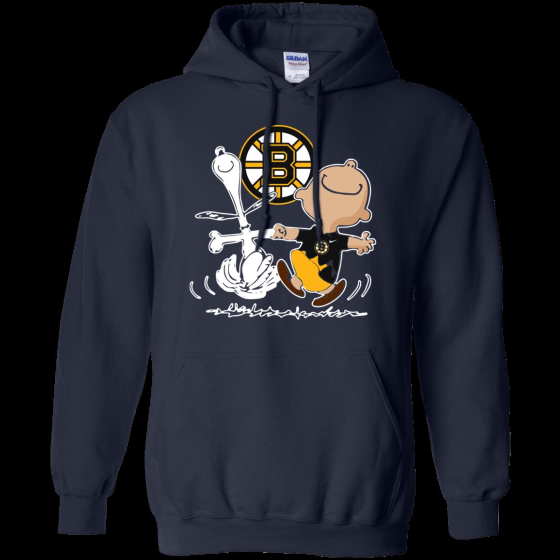 Charlie Brown & Snoopy Boston Bruins Shirt Hoodie 1 » Cool Gifts for You - Mfamilygift Charlie Brown & Snoopy Boston Bruins Shirt Hoodie 1