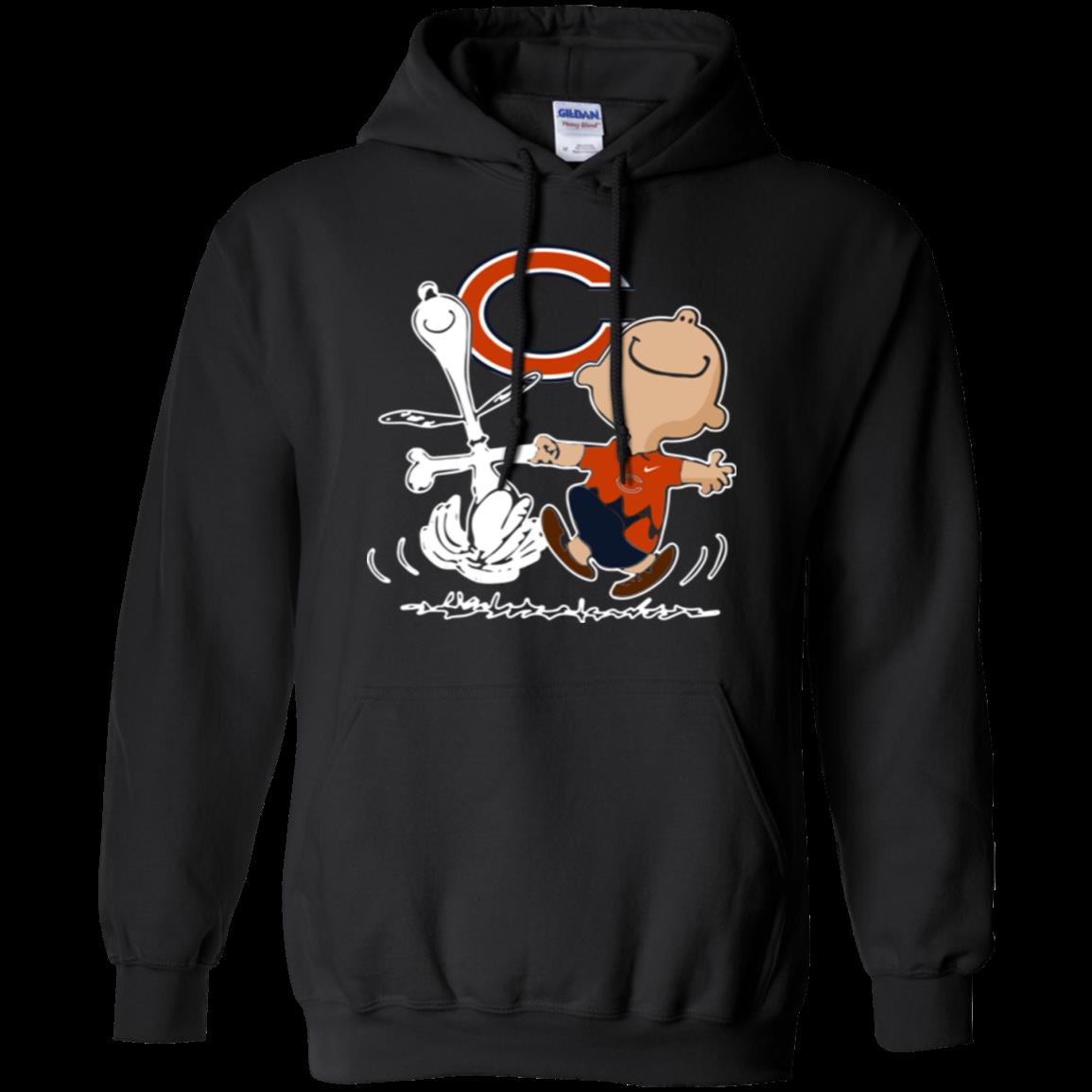 Charlie Brown & Snoopy Chicago Bears Shirt Hoodie