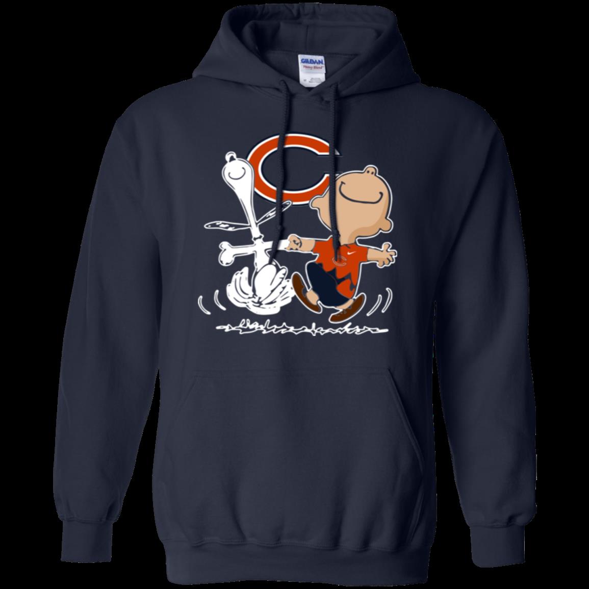 Charlie Brown & Snoopy Chicago Bears Shirt Hoodie 1 » Cool Gifts for You - Mfamilygift Charlie Brown & Snoopy Chicago Bears Shirt Hoodie 1