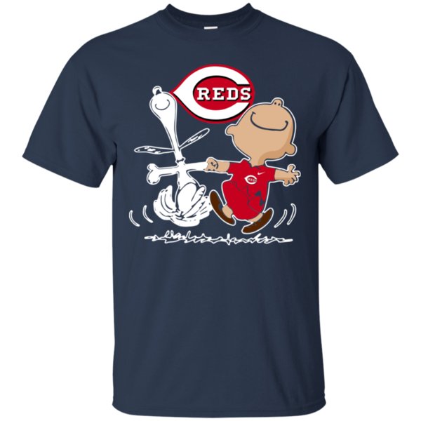 Charlie Brown & Snoopy Cincinnati Reds Shirt Cotton Shirt 1 » Cool Gifts for You - Mfamilygift Charlie Brown & Snoopy Cincinnati Reds Shirt Cotton Shirt 1