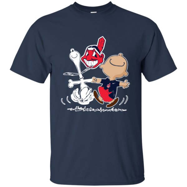 Charlie Brown & Snoopy Cleveland Indians Shirt Cotton Shirt 1 » Cool Gifts for You - Mfamilygift Charlie Brown & Snoopy Cleveland Indians Shirt Cotton Shirt 1