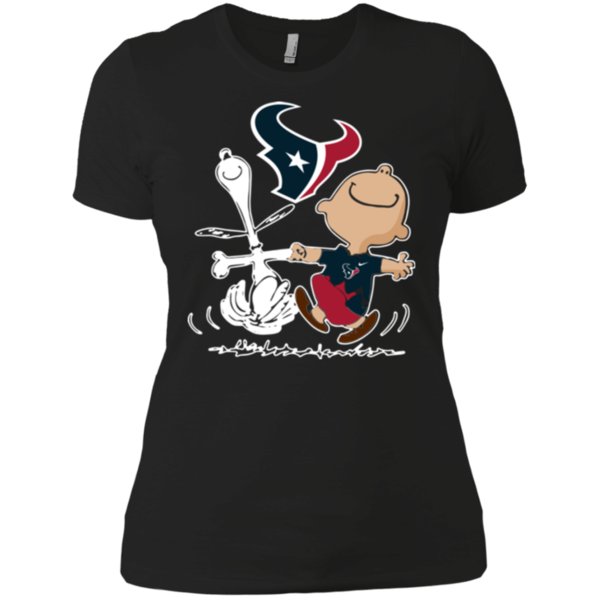 Charlie Brown & Snoopy Houston Texans Shirt Ladies? Boyfriend Shirt Charlie Brown & Snoopy Houston Texans Shirt Ladies? Boyfriend Shirt