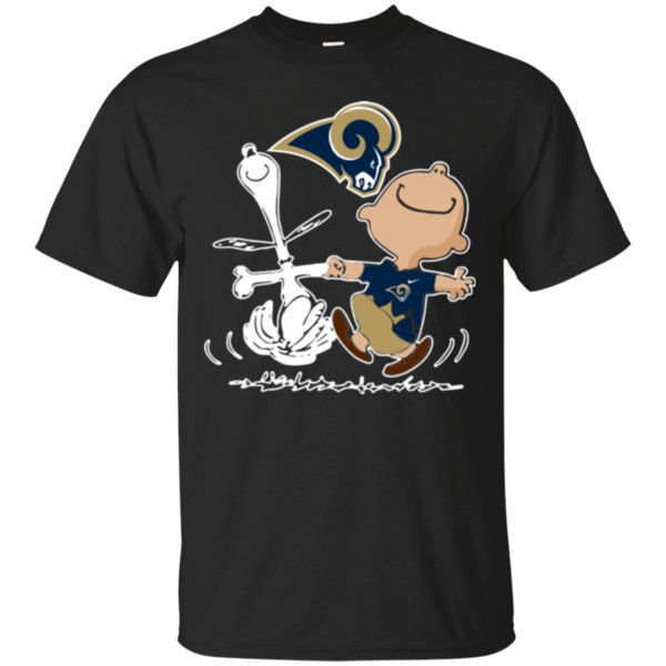 Charlie Brown & Snoopy Los Angeles Rams Shirt Cotton Shirt