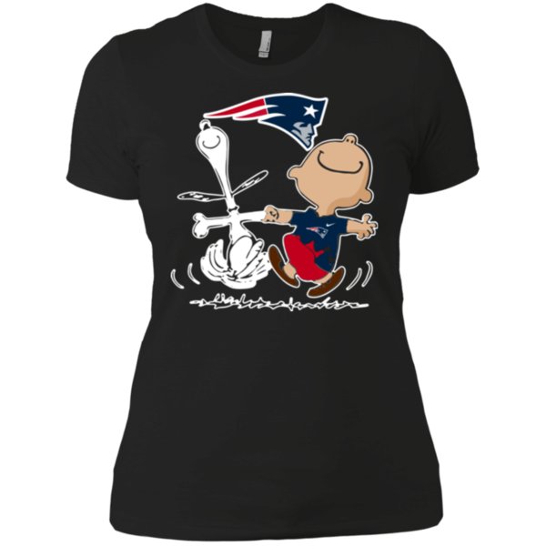Charlie Brown & Snoopy New England Patriots Shirt Ladies? Boyfriend Shirt