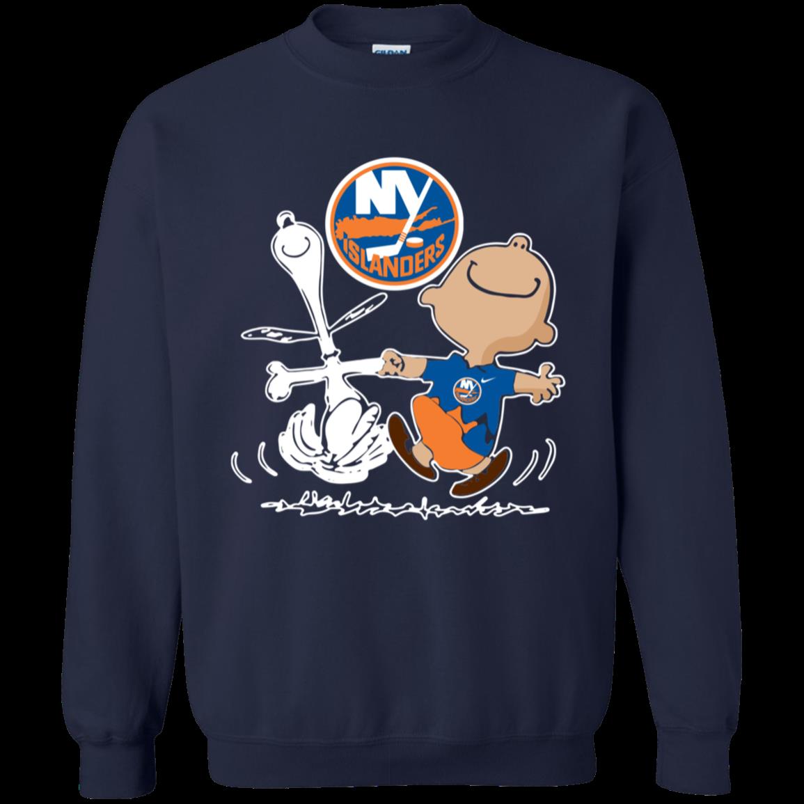 Charlie Brown & Snoopy New York Islanders Shirt Sweatshirt 1 » Cool Gifts for You - Mfamilygift Charlie Brown & Snoopy New York Islanders Shirt Sweatshirt 1