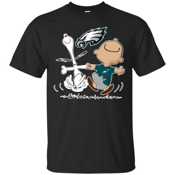Charlie Brown & Snoopy Philadelphia Eagles Shirt Cotton Shirt Charlie Brown & Snoopy Philadelphia Eagles Shirt Cotton Shirt