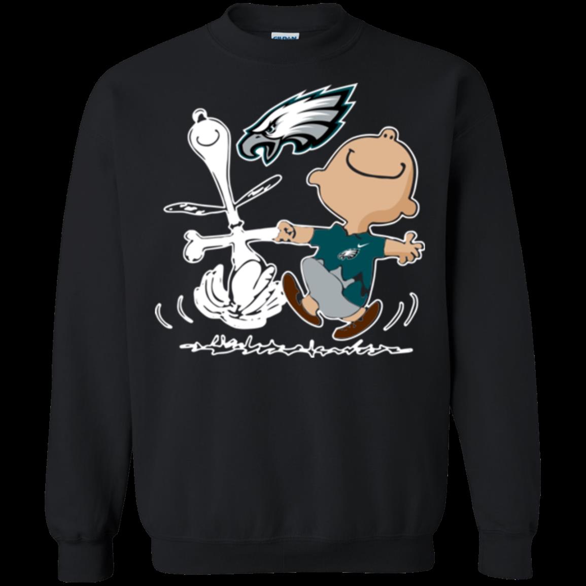 Charlie Brown & Snoopy Philadelphia Eagles Shirt Sweatshirt Charlie Brown & Snoopy Philadelphia Eagles Shirt Sweatshirt