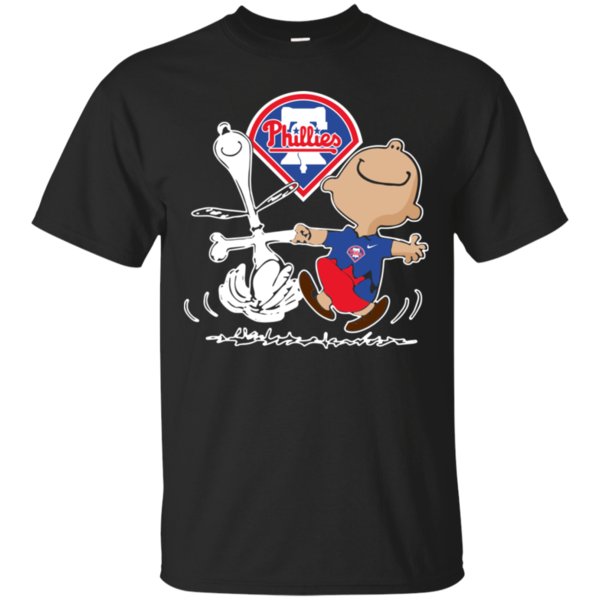 Charlie Brown & Snoopy Philadelphia Phillies Shirt Cotton Shirt