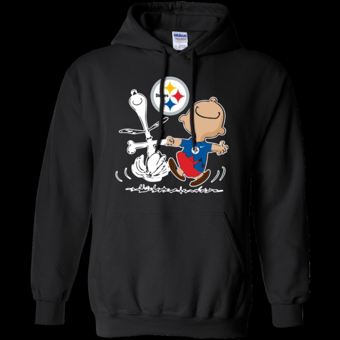 Charlie Brown & Snoopy Pittsburgh Steelers Shirt Hoodie