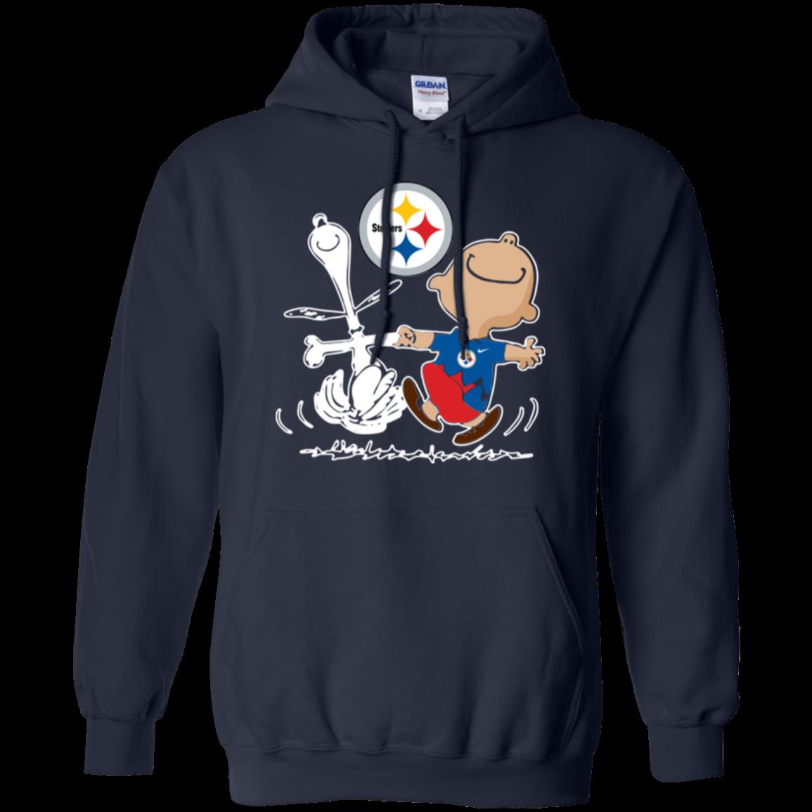 Charlie Brown & Snoopy Pittsburgh Steelers Shirt Hoodie 1 » Cool Gifts for You - Mfamilygift Charlie Brown & Snoopy Pittsburgh Steelers Shirt Hoodie 1