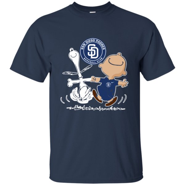 Charlie Brown & Snoopy San Diego Padres Shirt Cotton Shirt 1 » Cool Gifts for You - Mfamilygift Charlie Brown & Snoopy San Diego Padres Shirt Cotton Shirt 1