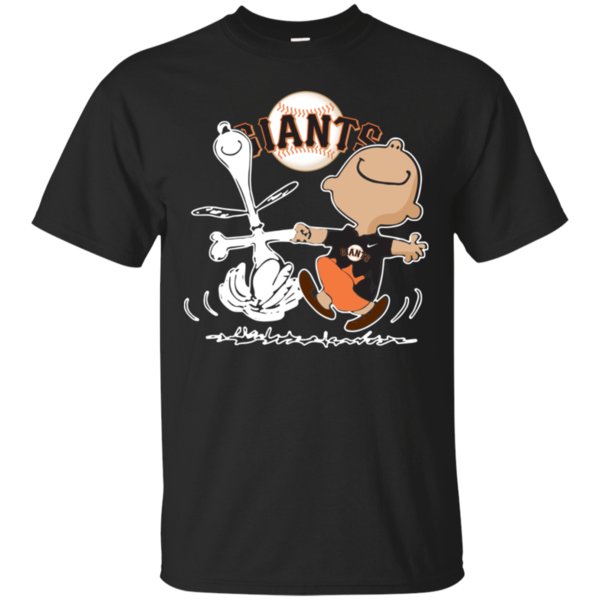 Charlie Brown & Snoopy San Francisco Giants Shirt Cotton Shirt Charlie Brown & Snoopy San Francisco Giants Shirt Cotton Shirt