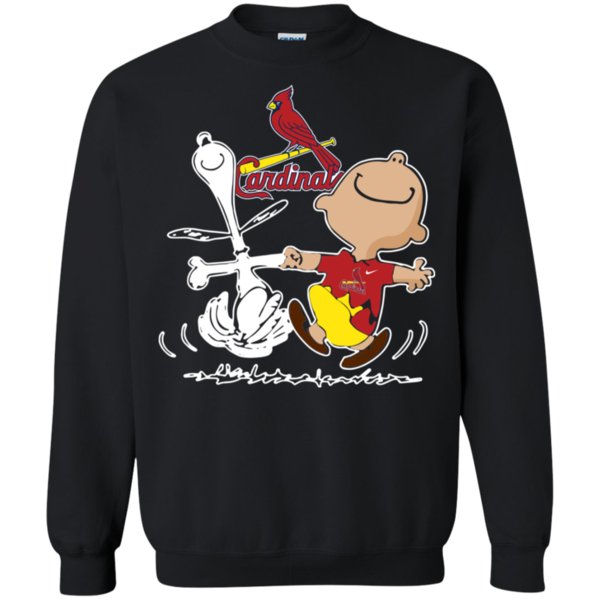 Charlie Brown & Snoopy St Louis Cardinals Shirt Sweatshirt