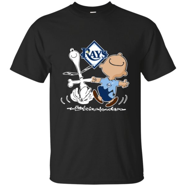 Charlie Brown & Snoopy Tampa Bay Rays Shirt Cotton Shirt