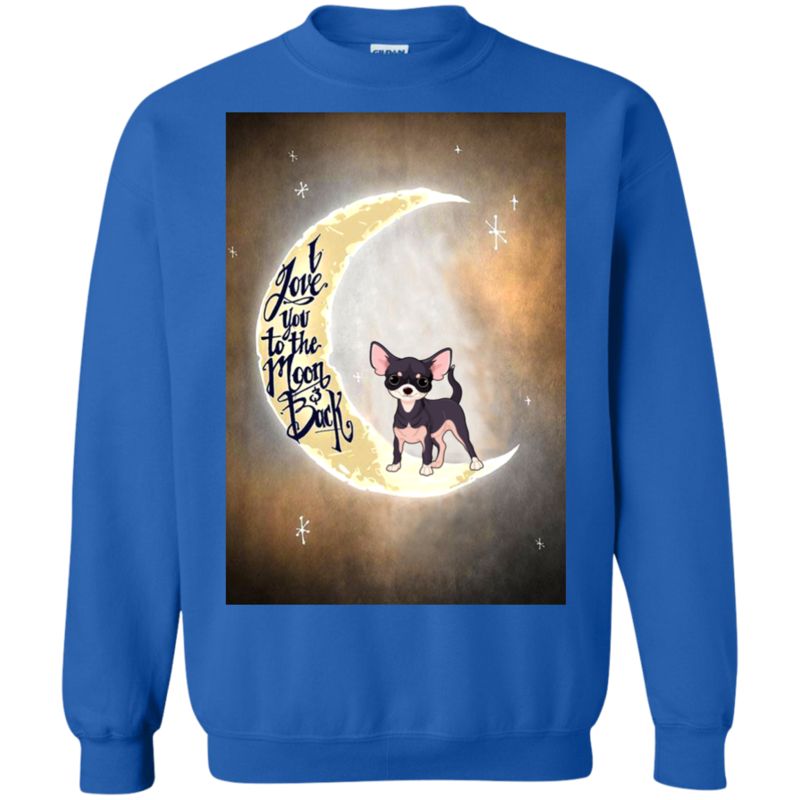 Chihuahua Shirts I Love You To The Moon And Back 2 » Cool Gifts for You - Mfamilygift Chihuahua Shirts I Love You To The Moon And Back 2