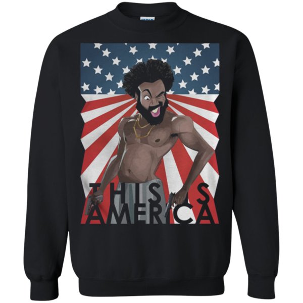 Childish Gambino This Is America American Flag Shirt Sweatshirt