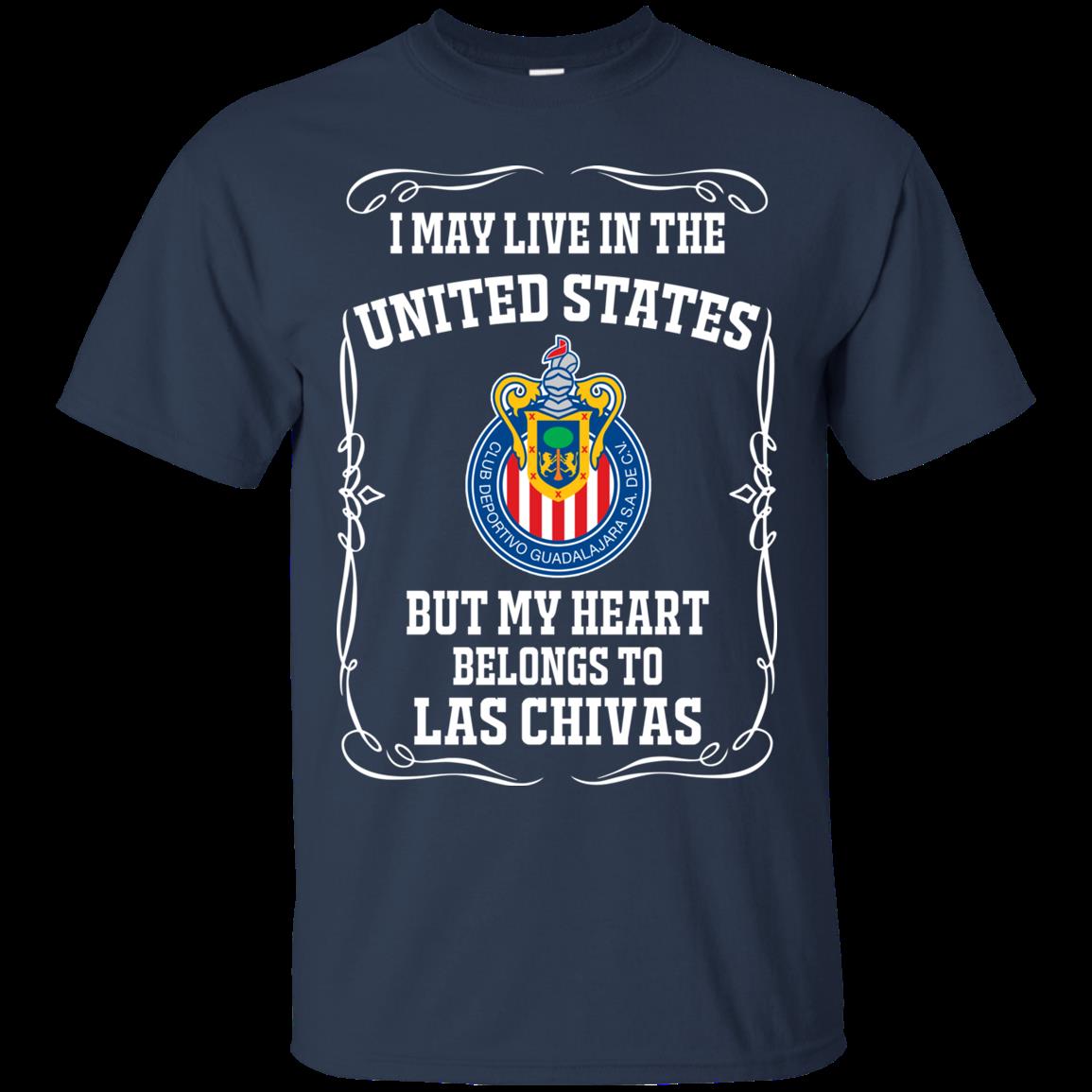 Chivas Guadalajara United States Shirts My Heart Belongs To Las Chivas 1 » Cool Gifts for You - Mfamilygift Chivas Guadalajara United States Shirts My Heart Belongs To Las Chivas 1