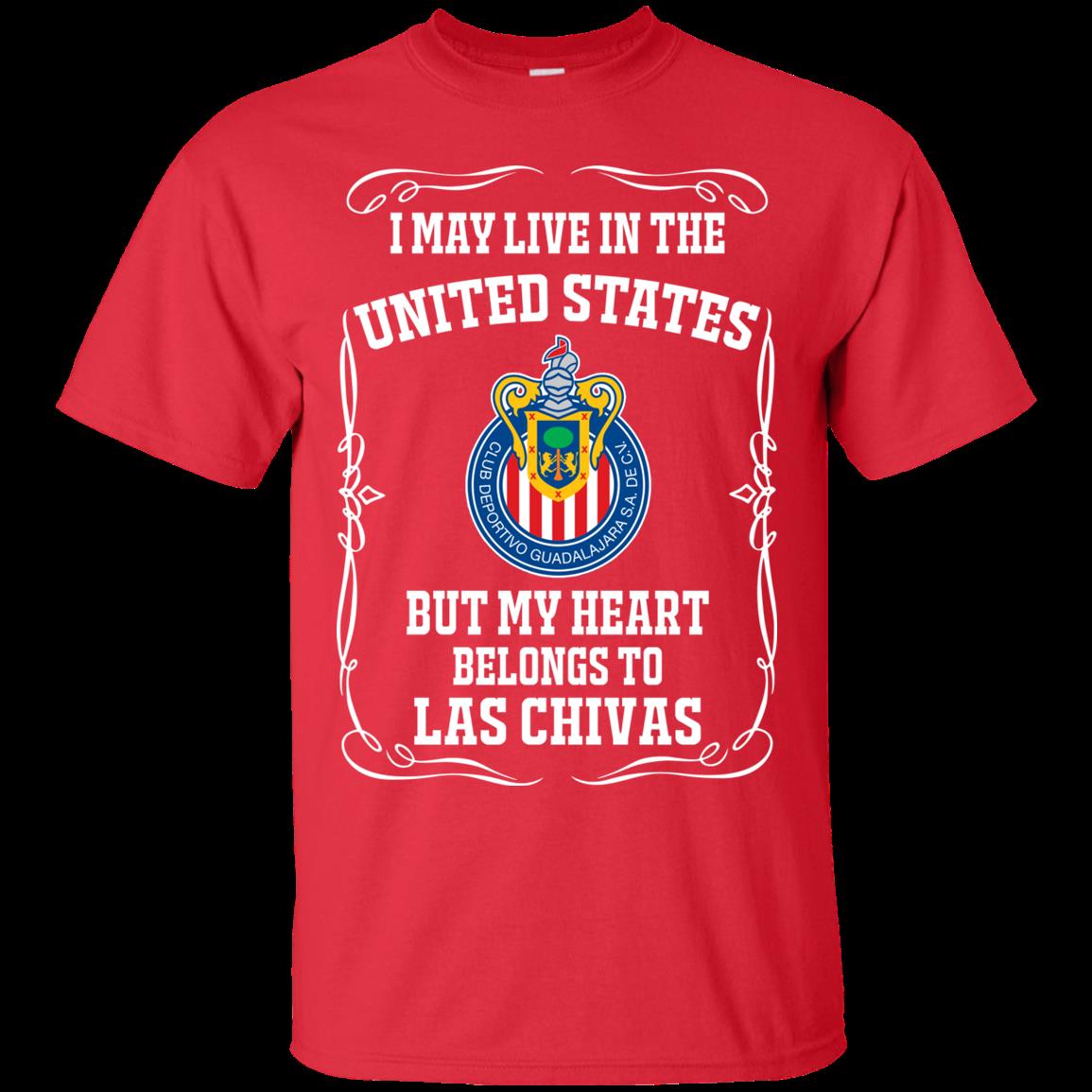 Chivas Guadalajara United States Shirts My Heart Belongs To Las Chivas 4 » Cool Gifts for You - Mfamilygift Chivas Guadalajara United States Shirts My Heart Belongs To Las Chivas 4
