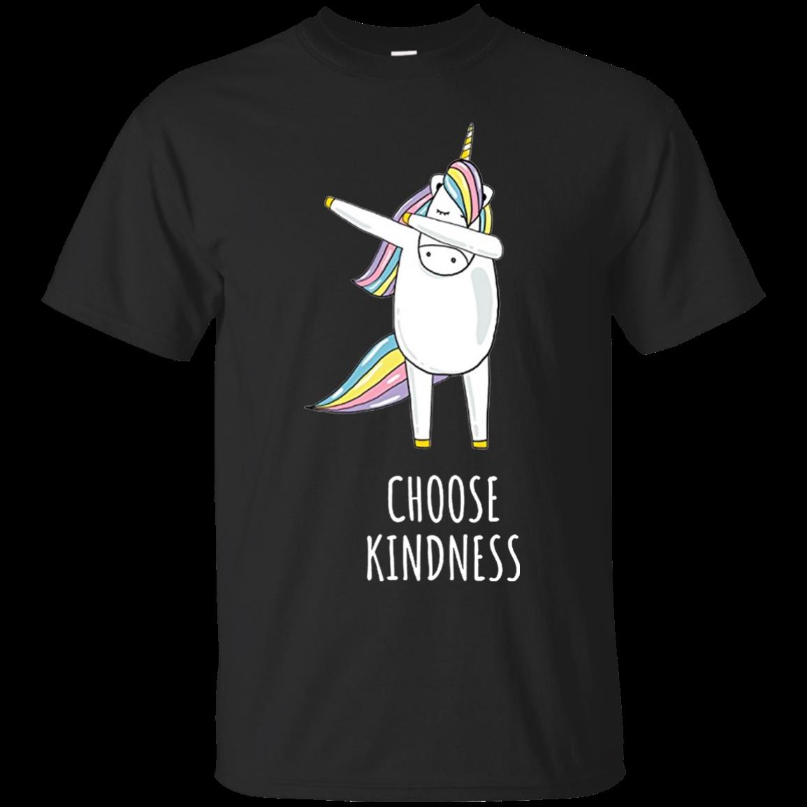 Choose Kindness Anti Bullying With Dabbing Unicorn T Shirt Hoodie Sweater