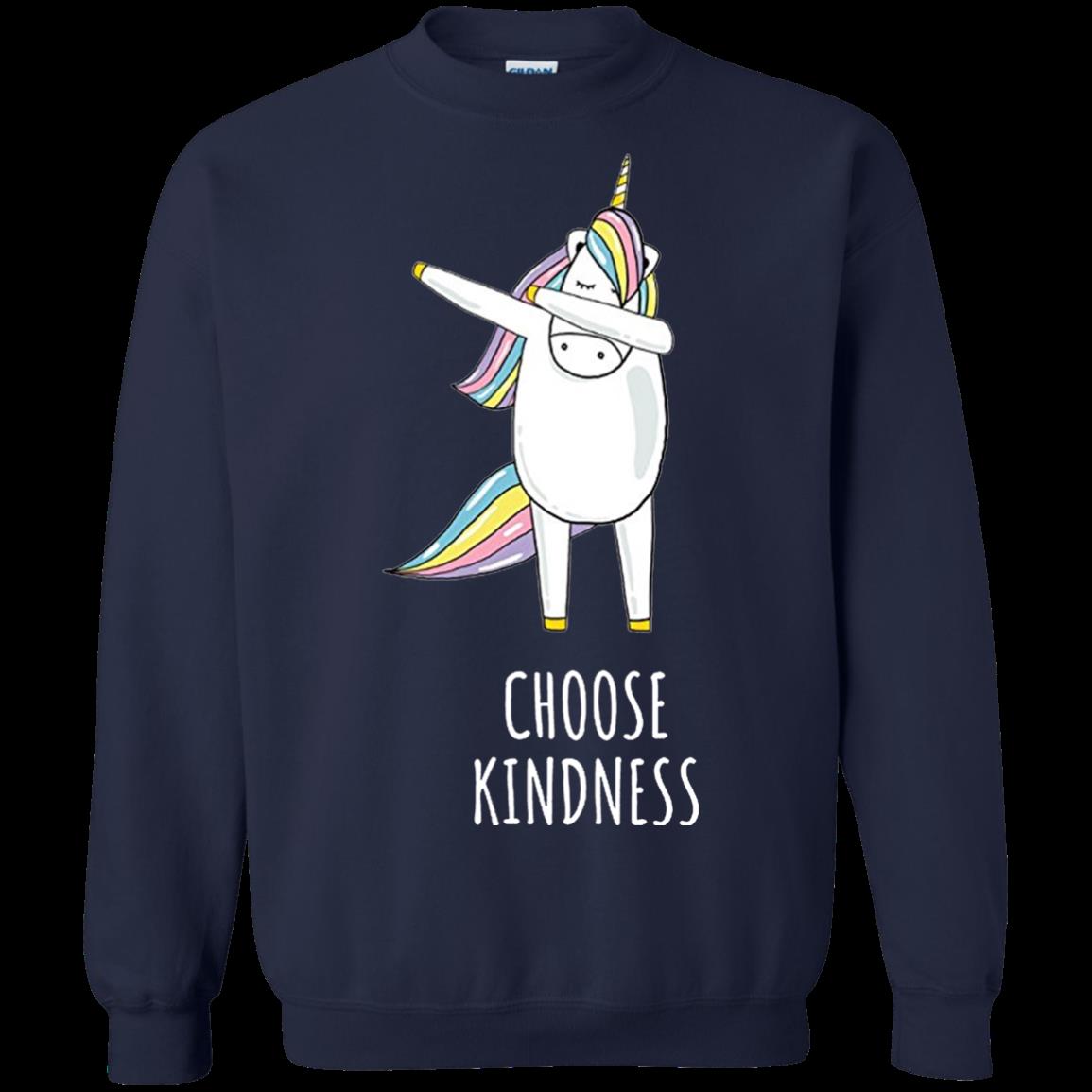 Choose Kindness Anti Bullying With Dabbing Unicorn T Shirt Hoodie Sweater 2 » Cool Gifts for You - Mfamilygift Choose Kindness Anti Bullying With Dabbing Unicorn T Shirt Hoodie Sweater 2