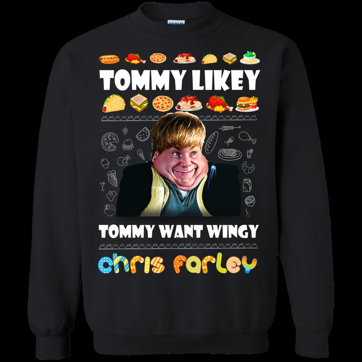 Chris Farley Ugly Christmas Sweater Tommy Likey