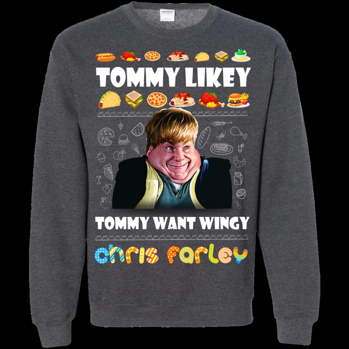 Chris Farley Ugly Christmas Sweater Tommy Likey 2 » Cool Gifts for You - Mfamilygift Chris Farley Ugly Christmas Sweater Tommy Likey 2
