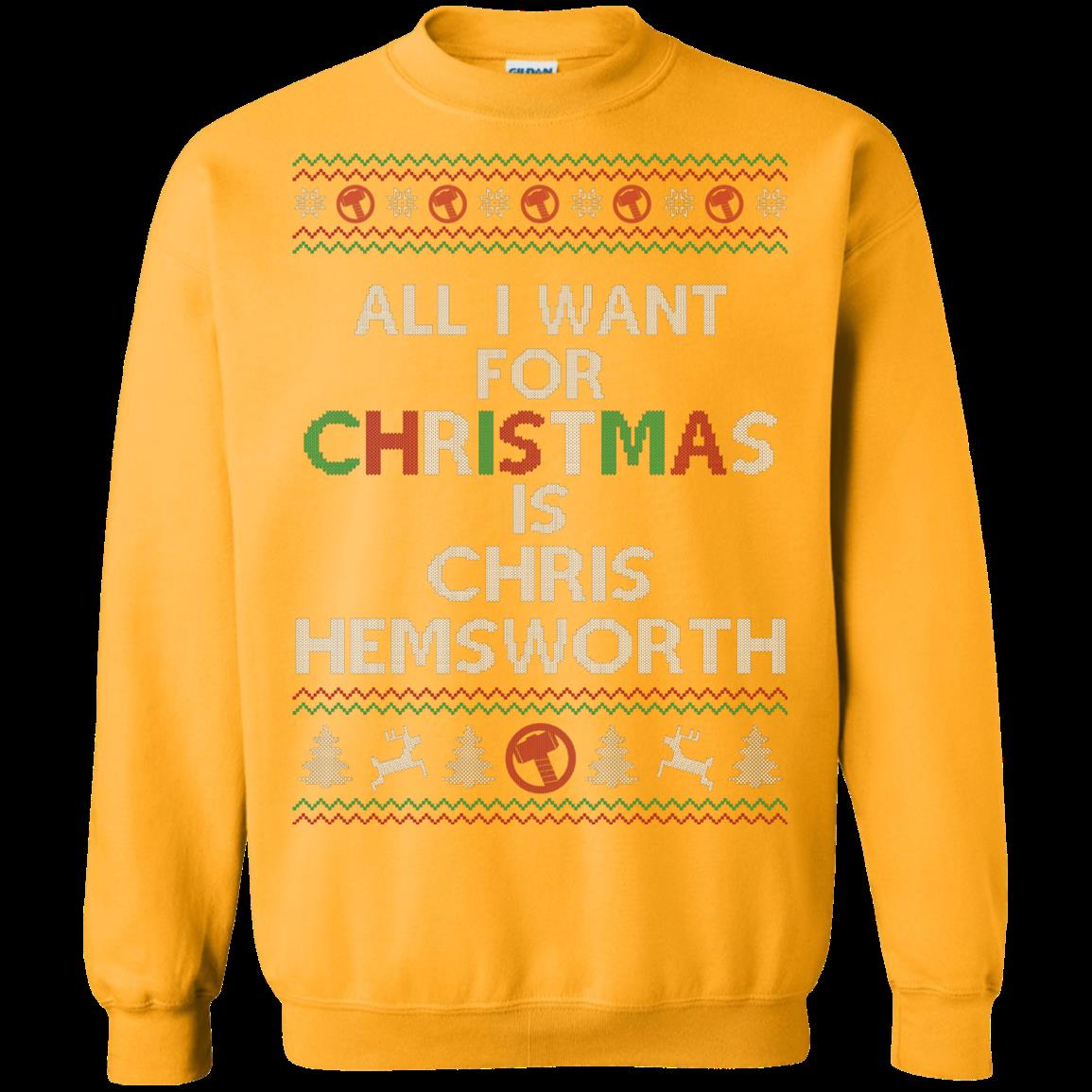 Chris Hemsworth Ugly Christmas Sweater All I Want For Christmas Is Chris Hemsworth 2 » Cool Gifts for You - Mfamilygift Chris Hemsworth Ugly Christmas Sweater All I Want For Christmas Is Chris Hemsworth 2
