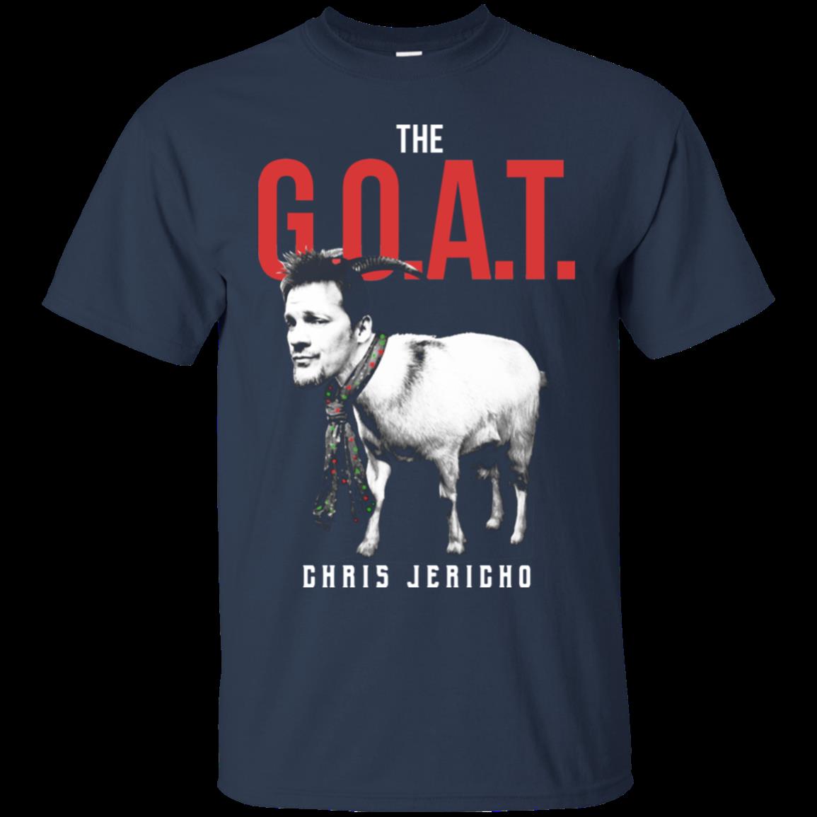 Chris Jericho Official The G.o.a.t T Shirt Cotton Shirt 1 » Cool Gifts for You - Mfamilygift Chris Jericho Official The G.o.a.t T Shirt Cotton Shirt 1