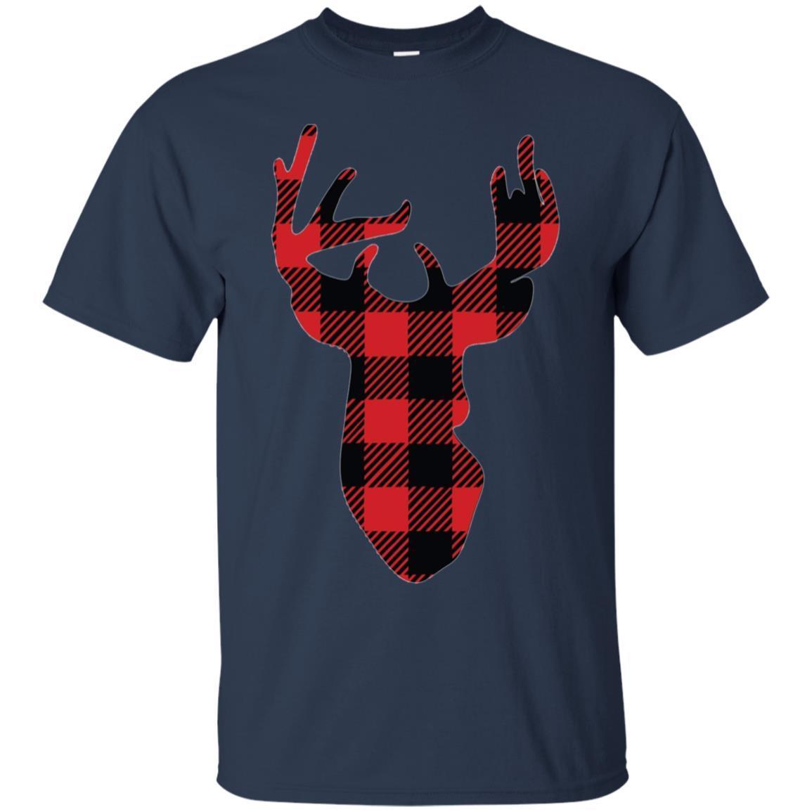 Christmas Shirt, Buffalo Plaid Christmas Reindeer T-shirt 1 » Cool Gifts for You - Mfamilygift Christmas Shirt, Buffalo Plaid Christmas Reindeer T-shirt 1