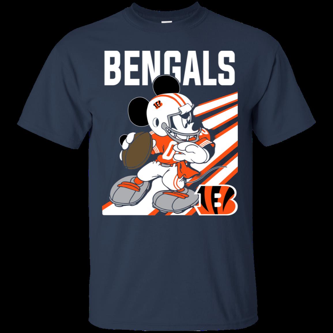 Cincinnati Bengals Mickey Mouse Disney Nfl Shirt Cotton Shirt 1 » Cool Gifts for You - Mfamilygift Cincinnati Bengals Mickey Mouse Disney Nfl Shirt Cotton Shirt 1