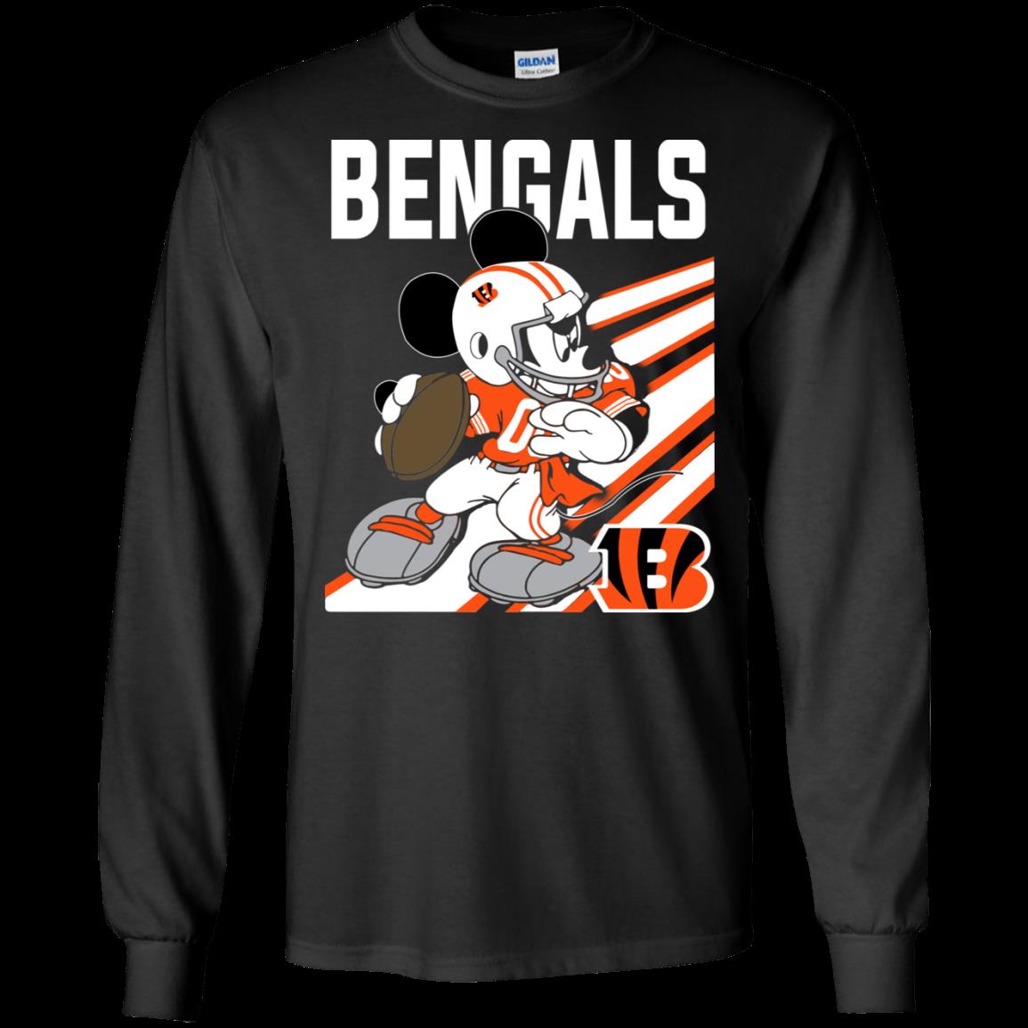 Cincinnati Bengals Mickey Mouse Disney Nfl Shirt Ultra Cotton Shirt