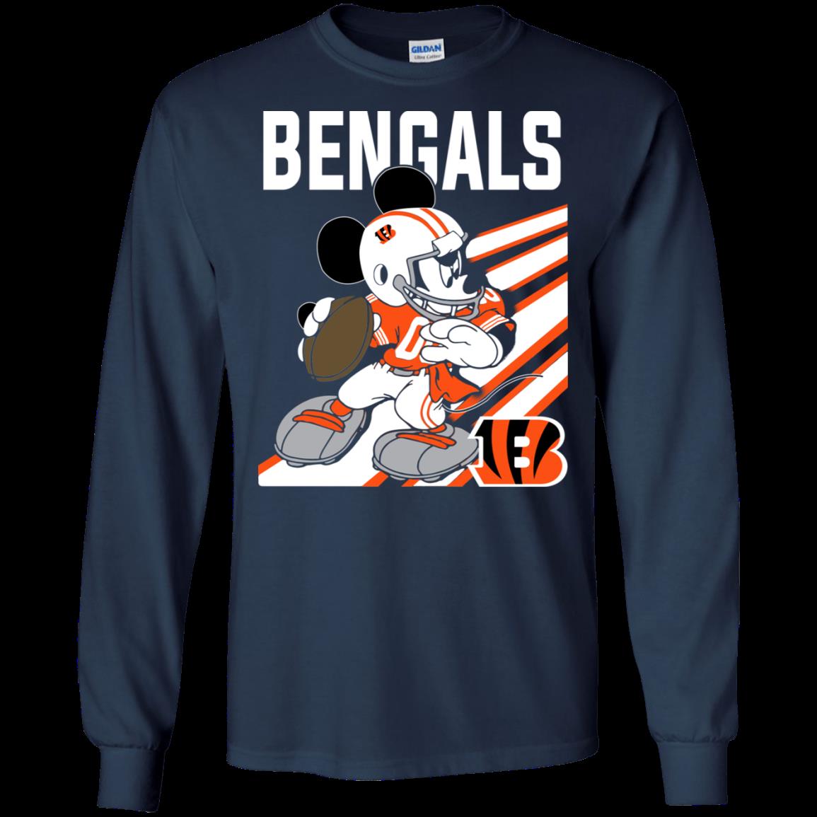 Cincinnati Bengals Mickey Mouse Disney Nfl Shirt Ultra Cotton Shirt 1 » Cool Gifts for You - Mfamilygift Cincinnati Bengals Mickey Mouse Disney Nfl Shirt Ultra Cotton Shirt 1