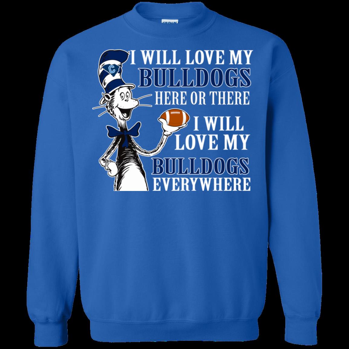 Citadel Bulldogs Cat In The Hat Shirts I Will Love Everywhere 2 » Cool Gifts for You - Mfamilygift Citadel Bulldogs Cat In The Hat Shirts I Will Love Everywhere 2