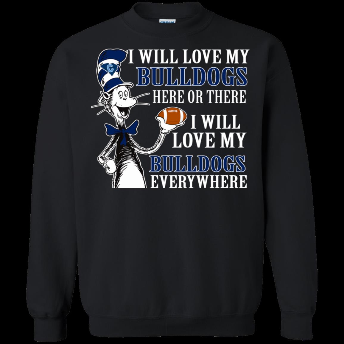 Citadel Bulldogs Cat In The Hat Shirts I Will Love Everywhere 3 » Cool Gifts for You - Mfamilygift Citadel Bulldogs Cat In The Hat Shirts I Will Love Everywhere 3