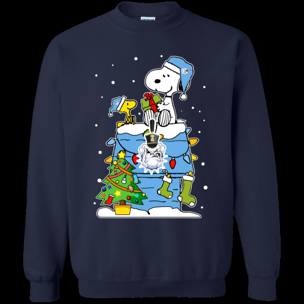 Citadel Bulldogs Ugly Christmas Sweaters Snoopy T Shirt Hoodies Sweatshirt 1 » Cool Gifts for You - Mfamilygift Citadel Bulldogs Ugly Christmas Sweaters Snoopy T Shirt Hoodies Sweatshirt 1