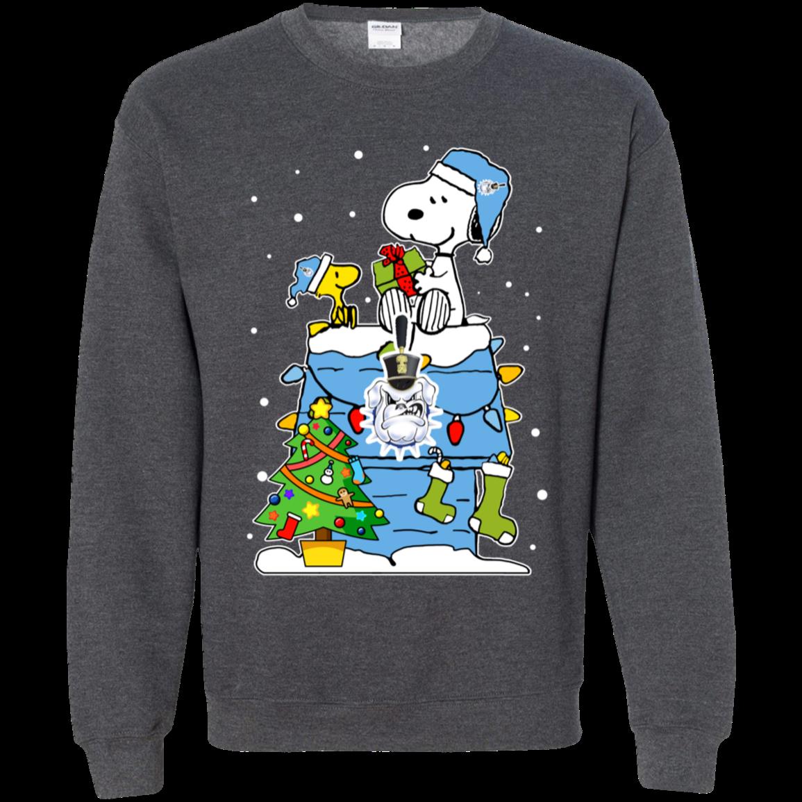 Citadel Bulldogs Ugly Christmas Sweaters Snoopy T Shirt Hoodies Sweatshirt 2 » Cool Gifts for You - Mfamilygift Citadel Bulldogs Ugly Christmas Sweaters Snoopy T Shirt Hoodies Sweatshirt 2