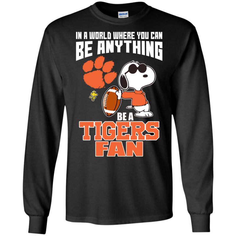 Clemson Tigers Snoopy Shirts Be A Fan 2 » Cool Gifts for You - Mfamilygift Clemson Tigers Snoopy Shirts Be A Fan 2