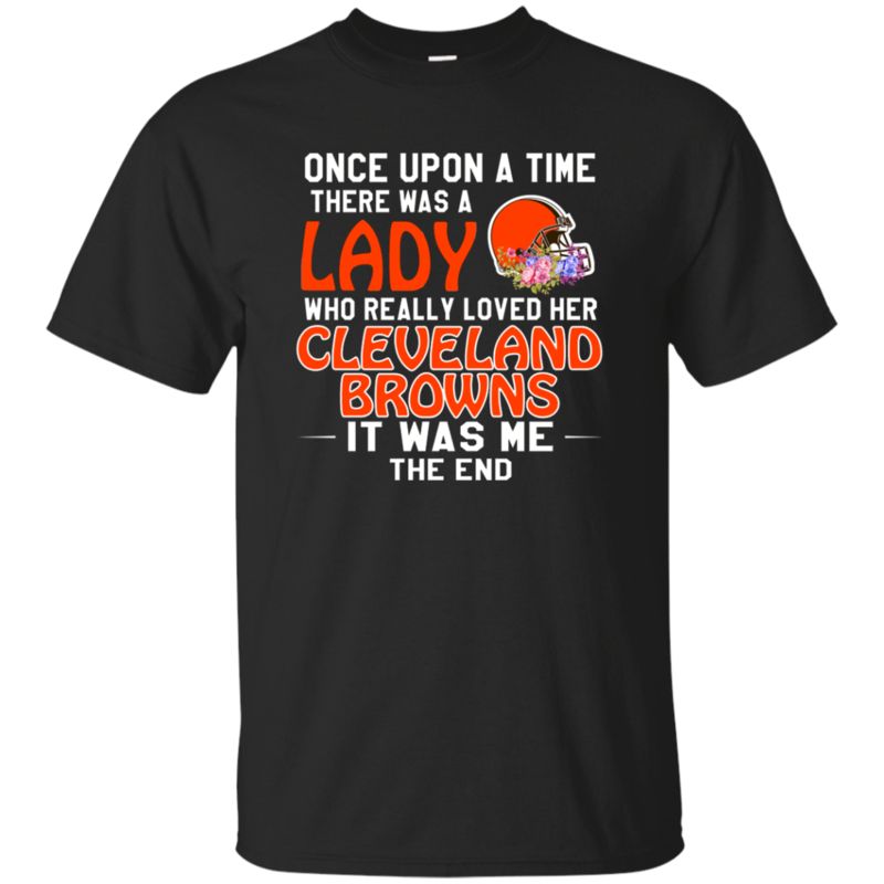 Cleveland Browns Lady Funny Shirts Once Upon A Time