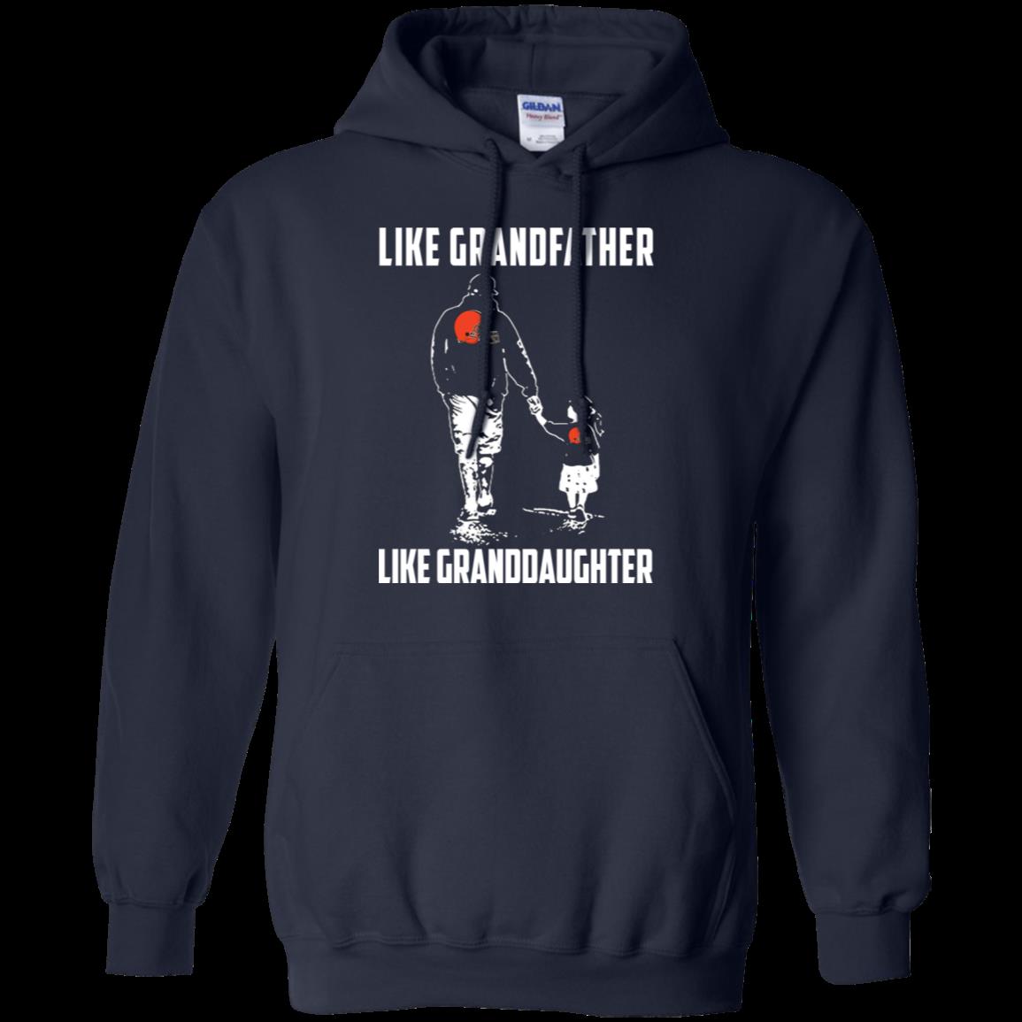 Cleveland Browns Like Grandfather Like Granddaughter T Shirt Hoodie 1 » Cool Gifts for You - Mfamilygift Cleveland Browns Like Grandfather Like Granddaughter T Shirt Hoodie 1