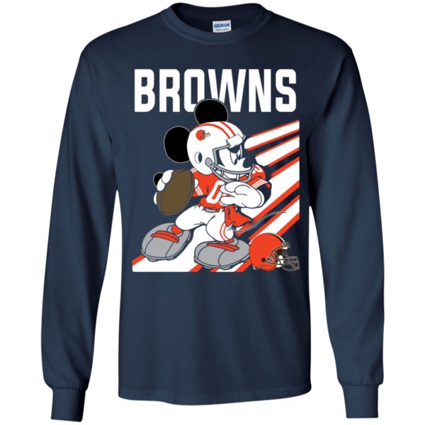 Cleveland Browns Mickey Mouse Disney Nfl Shirt Youth Ls Shirt 1 » Cool Gifts for You - Mfamilygift Cleveland Browns Mickey Mouse Disney Nfl Shirt Youth Ls Shirt 1