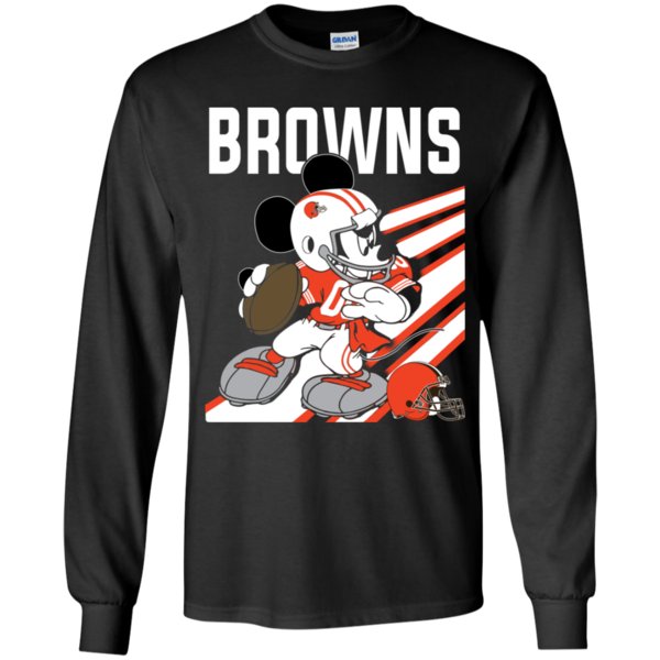Cleveland Browns Mickey Mouse Disney Nfl Shirt Youth Ls Shirt 2 » Cool Gifts for You - Mfamilygift Cleveland Browns Mickey Mouse Disney Nfl Shirt Youth Ls Shirt 2