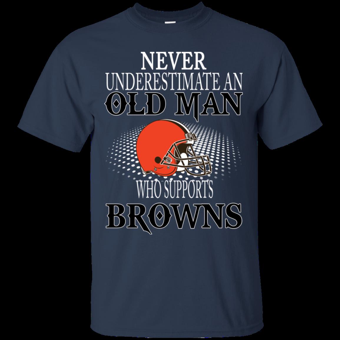 Cleveland Browns Old Man Shirts Man Supports Browns 1 » Cool Gifts for You - Mfamilygift Cleveland Browns Old Man Shirts Man Supports Browns 1