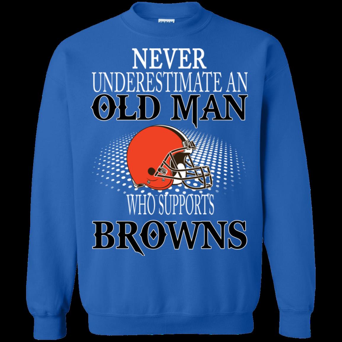 Cleveland Browns Old Man Shirts Man Supports Browns 2 » Cool Gifts for You - Mfamilygift Cleveland Browns Old Man Shirts Man Supports Browns 2