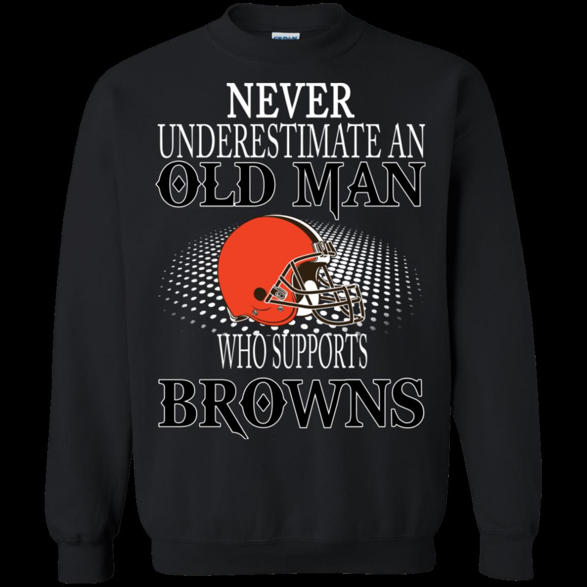 Cleveland Browns Old Man Shirts Man Supports Browns 3 » Cool Gifts for You - Mfamilygift Cleveland Browns Old Man Shirts Man Supports Browns 3